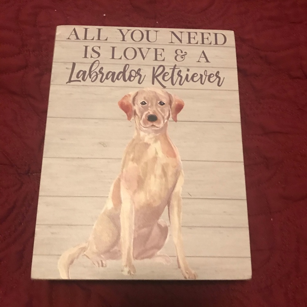 New Wooden Dog Caption Box